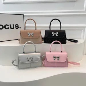 2026 New Bow Design Shoulder Bag Minimalist Decor Versatile Women's Crossbody Bag