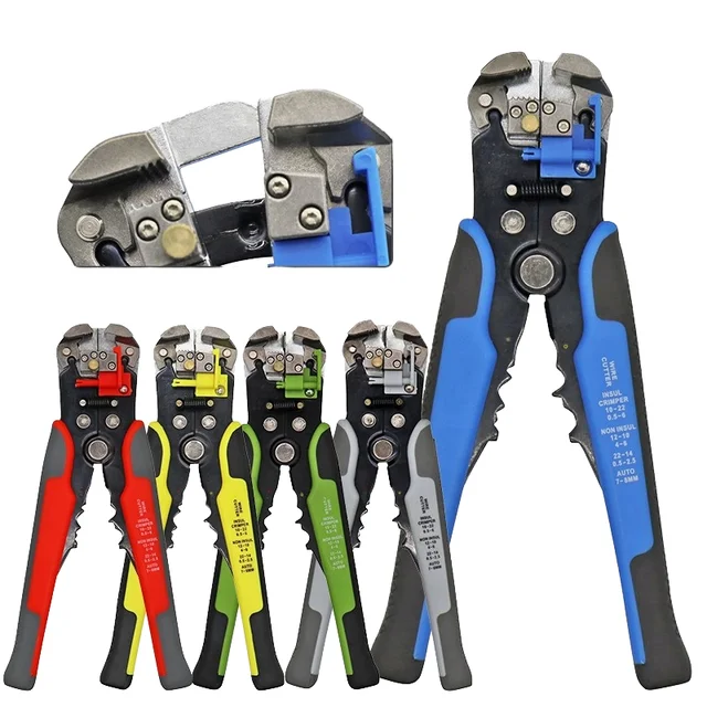 Specialist DIY Electrician Multifunctional Wire Stripping Pliers Automatic Artifact Tool for Wire Cutting Pressing Drawing Grip