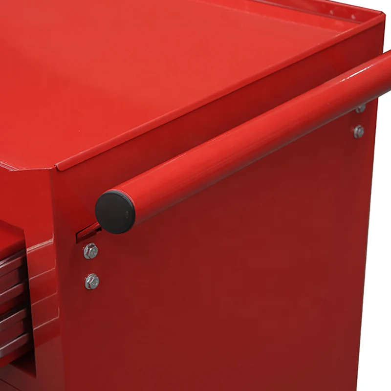 42-Inch Heavy Duty Stainless Steel Workshop Tool Cabinet Large Drawer Roller Metal Trolley for Garage Storage OEM Customizable manufacture