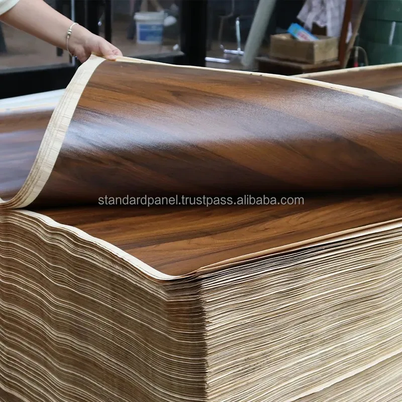 Пропитанная меламиновая бумага деревянная цветная ламинированная декоративная для мебели