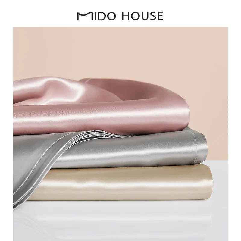 100% чистый шелк Mulberry 6a, 19 мм, 22 мм, шелковое постельное белье, простыня размером Queen/King/Cal/King