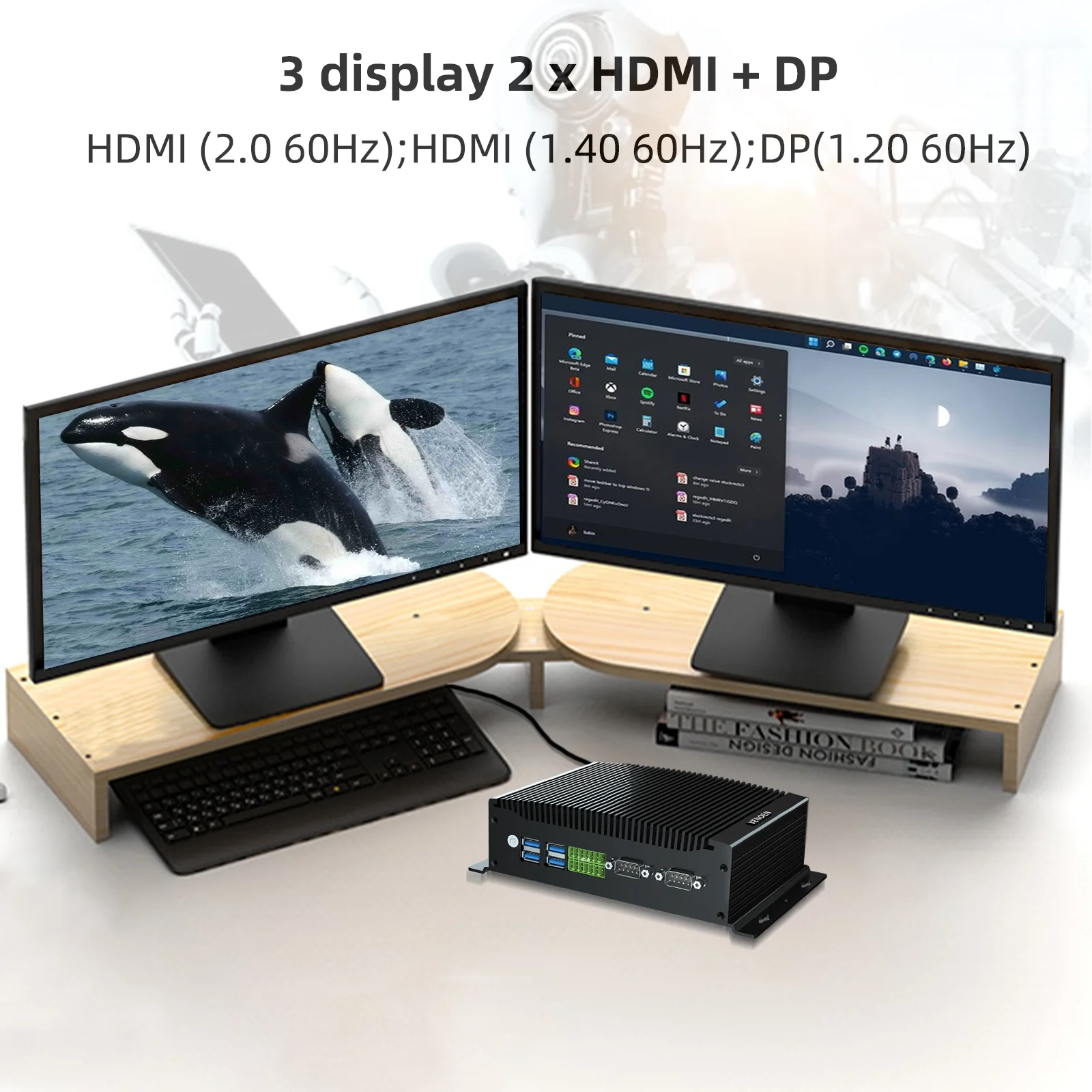 10th Gen Mini PC Core I7 10810U - Industrial Mini Computer