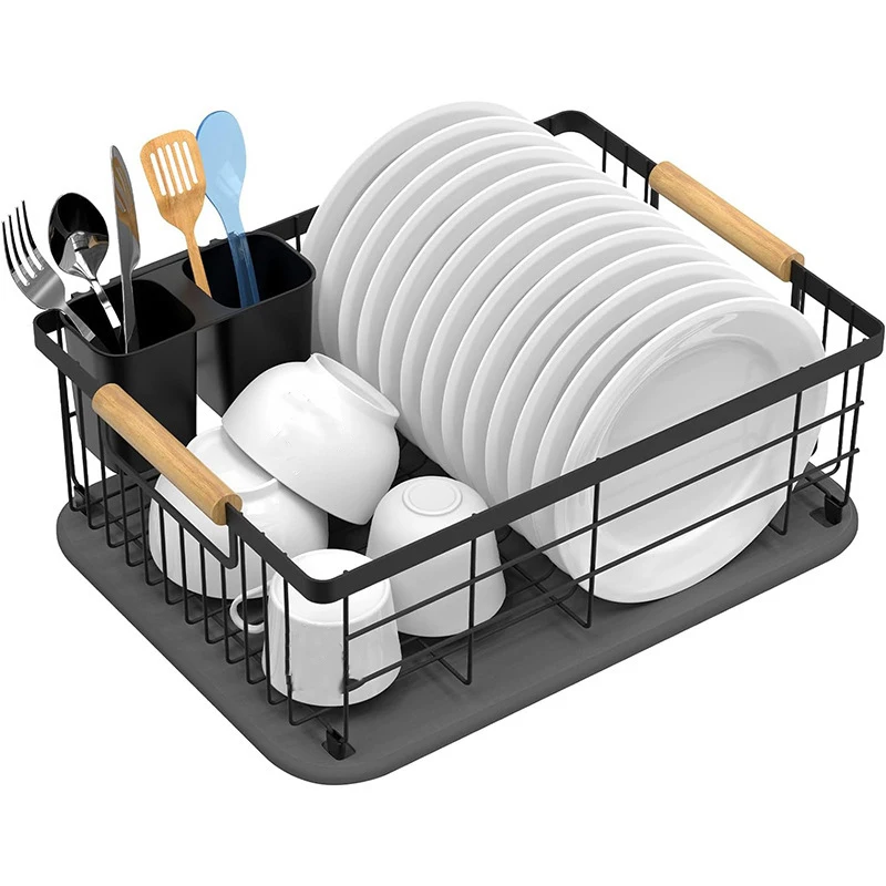 Dish Rack With Stone Drying Mat Stone Dish Drying Mat Rack For Kitchen ...