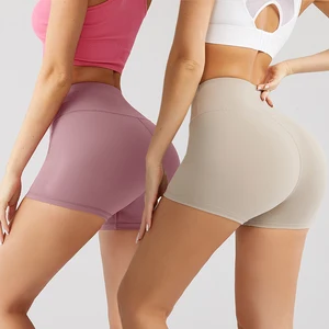 Active Wear Gym Clothing Set Halter Tight Fitting Yoga Bra Shorts Casual Fitness Trousers Suit High Waist Top Bottom Yoga Sets