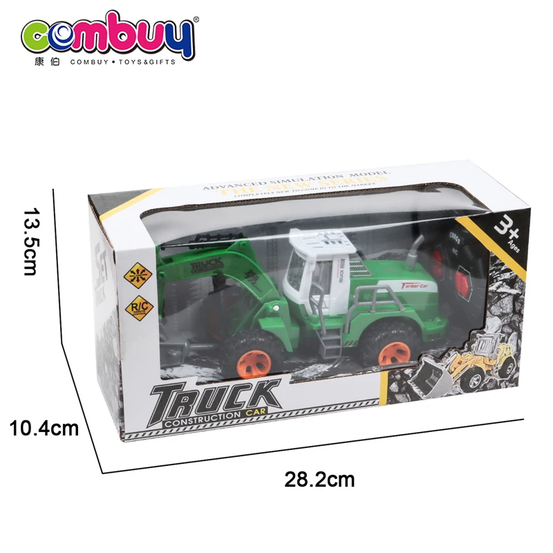 Green Remote Control 4CH Car Small Vehicle Farm Truck Toy