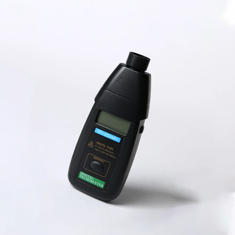 Портативный лазерный фото Бесконтактный тахометр DT2234A цифровой тахометр