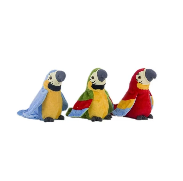 Plush Talking Parrot, Repeat What You Say Funny Learning Good Helper Bring You Happiness,Speaking Parrot Toys