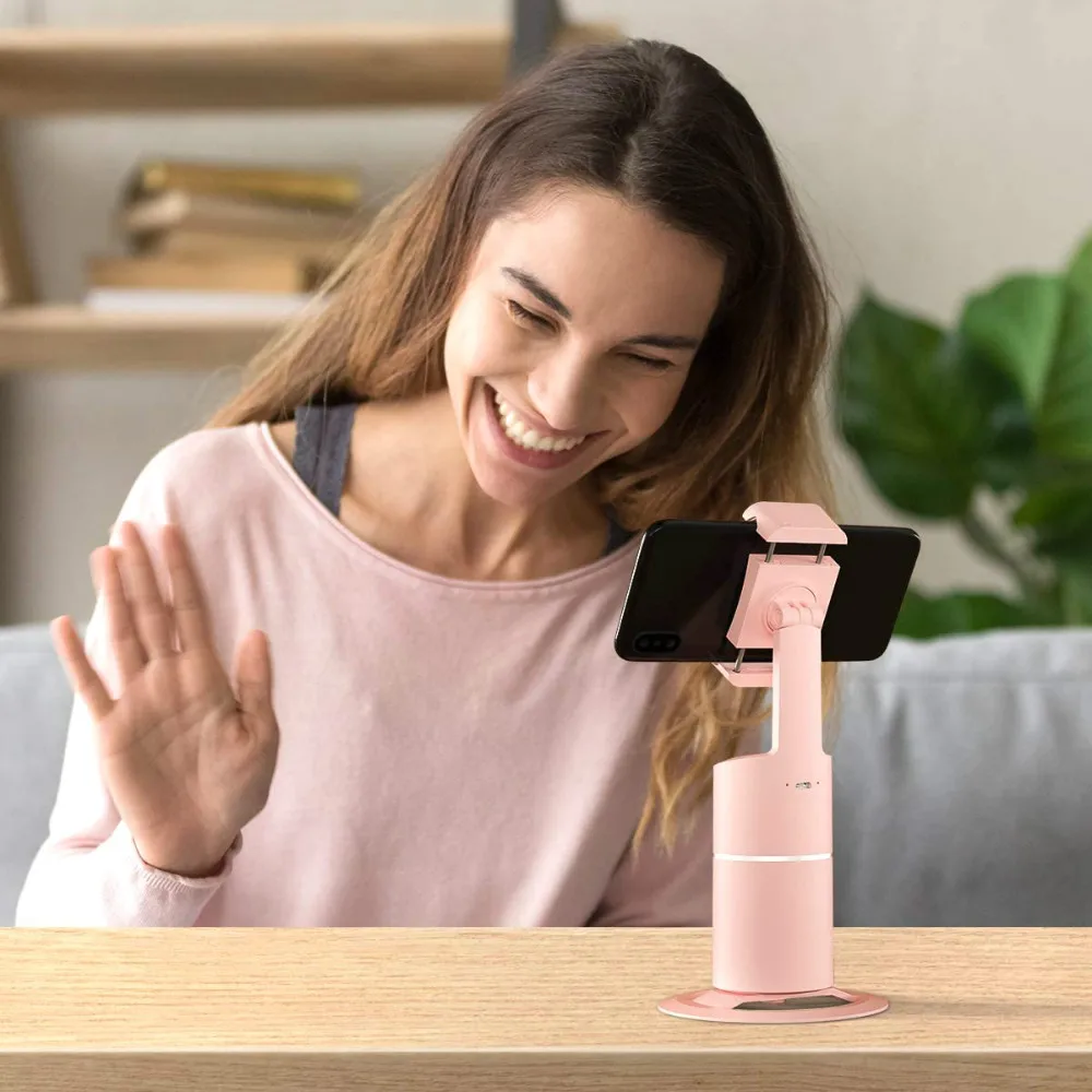 Face Tracking Holder Foldable Automatic Smart Selfie Stick Tripod 360 Rotating Face Object Tracking Support Cell Phone Holder