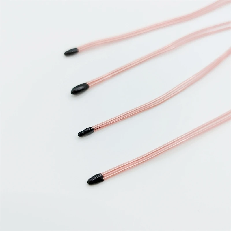 FOCUSENS  ntc 10k thermistor wire leaded Fast response enamelled wire thermistor for mobile phone wireless charging