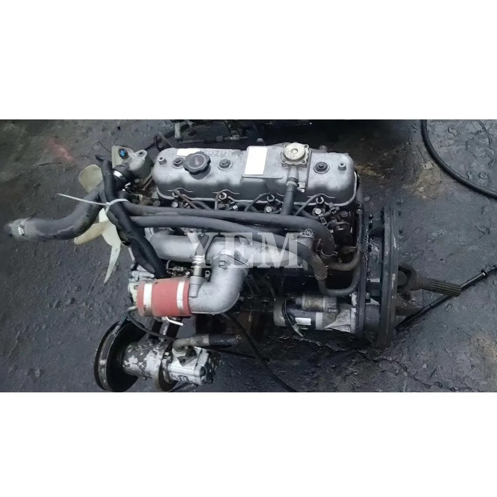 4JB1 Engine Used Complete Diesel Engine Assembly for Isuzu Engine Excavator 6