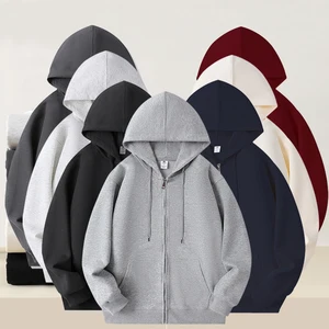 Zipper Hooded Cardigan Sweatshirt Autumn and Winter Trend Hot Sale Unisex Hoodie Jacket