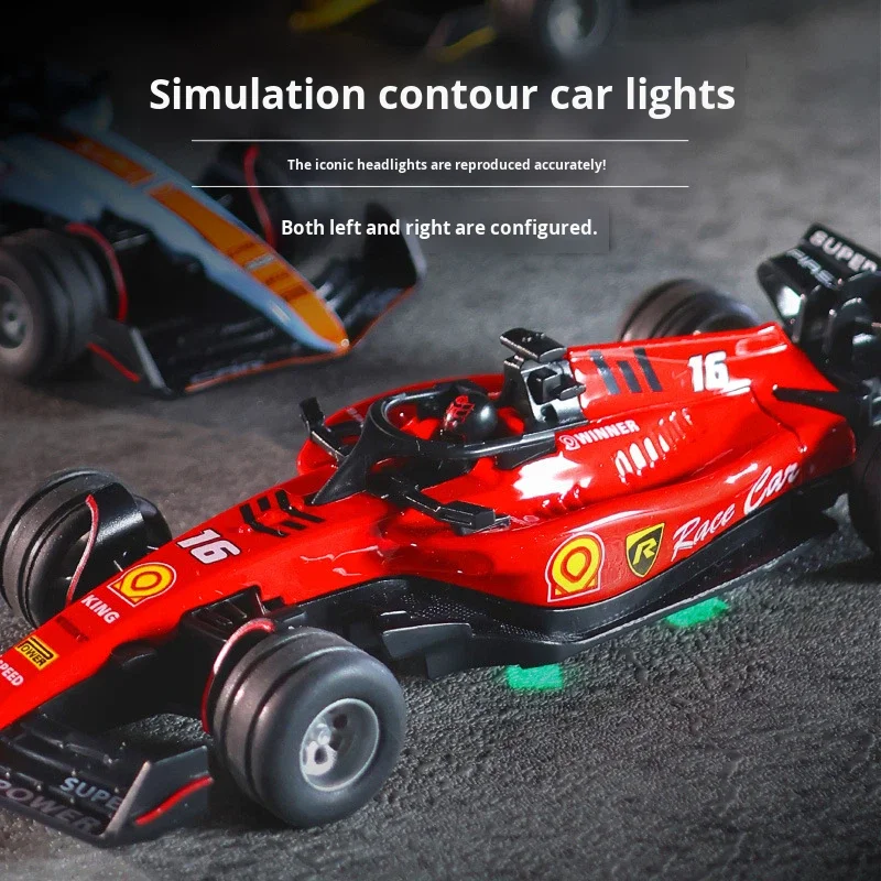 F1 for Ferrari 1:64 Mini Plastic Diecast Light Speed Racing Car