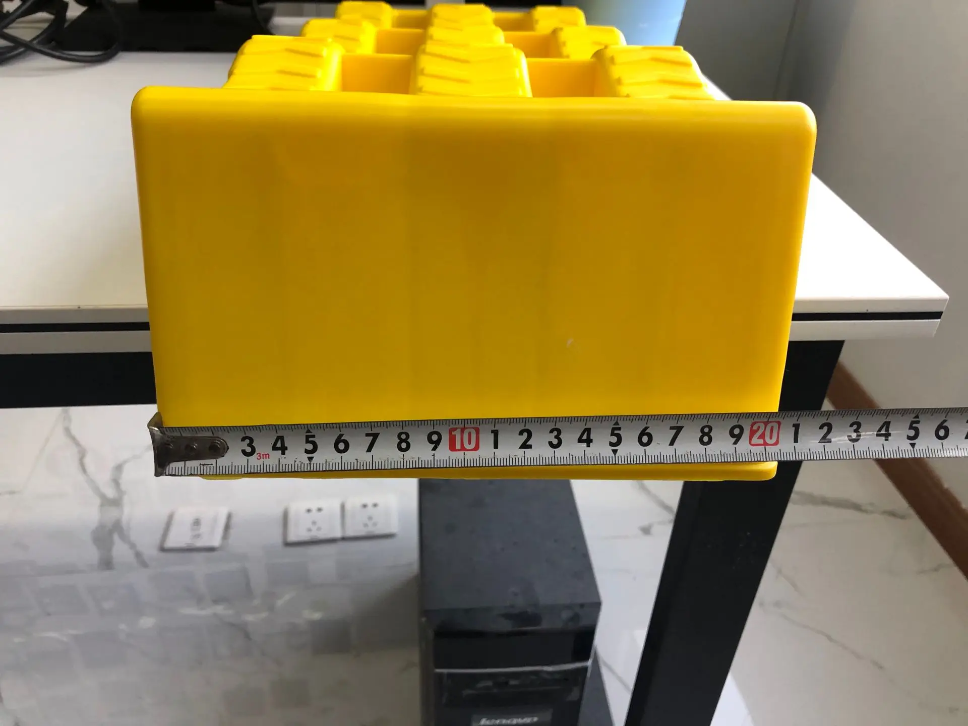 Heavy Duty Rubber Yellow,Black,Blue Plastic Car Service Floor Ramps