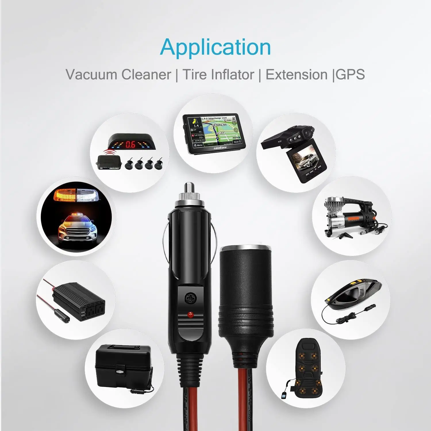 aux cable cigarette lighter Cigarette Lighter with Spiral Cable 3.5mm Jack 1.2m Car Cigarette Lighter  Aux Cable
