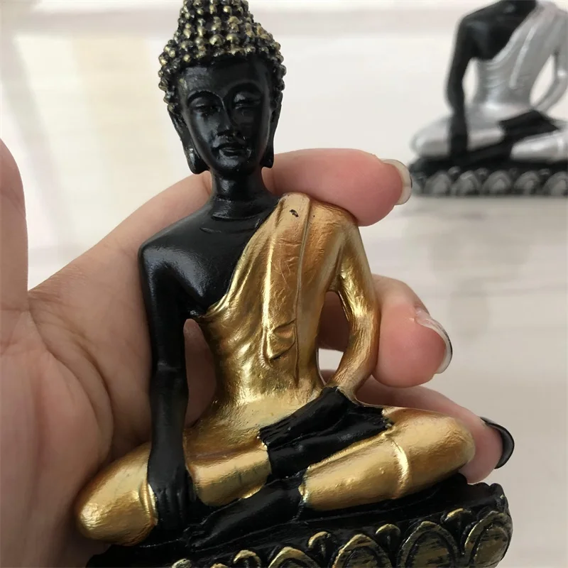 Buddha statues Thailand Buddha statue sculpture home decor office desk  ornament vintage gift figurine Hindu siting