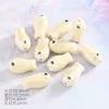 Pez pequeño beige electrochapado en cerámica (1 unidad)