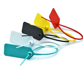 Custom Designed Disposable Security Zip Tie Garment Bag Clothing Shoes UV Technique PP Paper Numbered String Durable Secure
