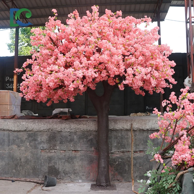 Factory Sale Artificial Indoor Cherry Blossom Tree Wedding Restaurant