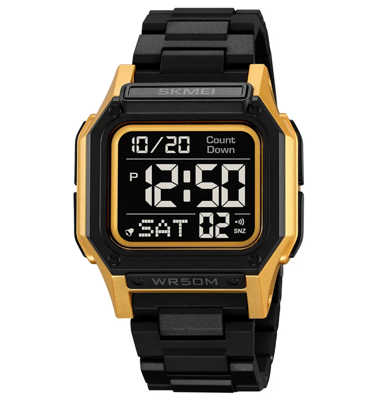 SKMEI 2264 Comfortable Trap Wristbands Square Digital Watches