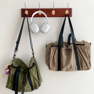 New Fashion Large Capacity Men's Shoulder Bag Unisex Light Laptop Tote Messenger Bag Casual Travel Outdoor Lady Crossbody Bag