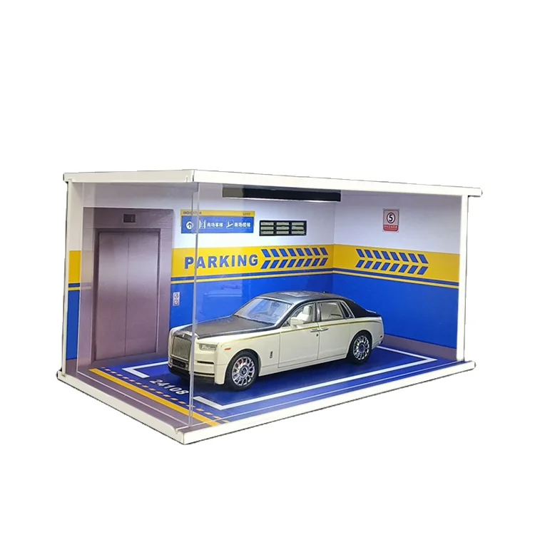 Garage xe mô hình kệ trưng bày xe tỷ lệ 132 và 124  Blue Mô Hình