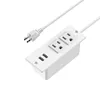 White-2*AC Outlets+2*USB-A-US