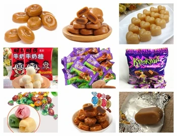 Full Automatic Soft Candy Making Machines Caramel Toffee Candy Depositing Production Line with CE Certificate
