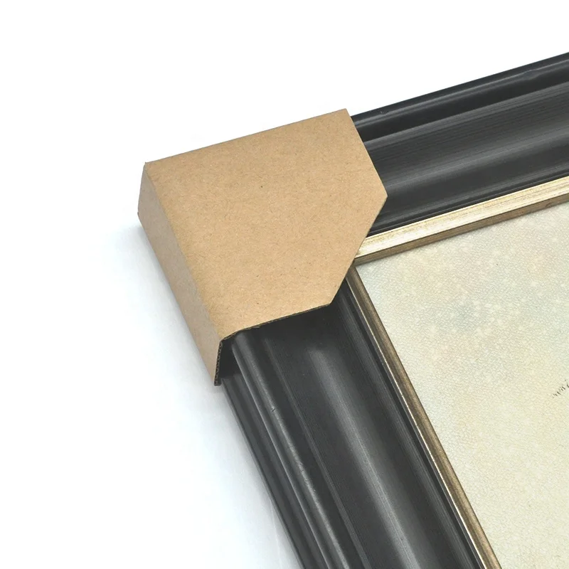 White Cardboard Corrugated Triangular Paper Angled Packaging Corner ...