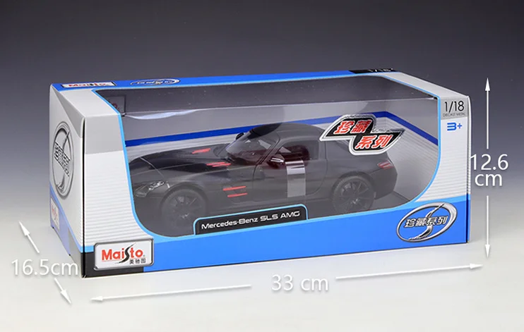 Maisto 1:18 Mercedes-Benz SLS AMG - Collectible Car Model