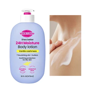 Organic Shea Butter Body Lotion With Herbal Extracts Nourishing Hydration for Dry Cracked Skin & Winter Repair