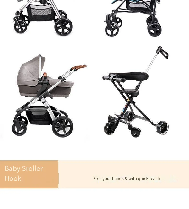 New multi-functional electric vehicle hook double cart package baby stroller hook multi-functional bike factory