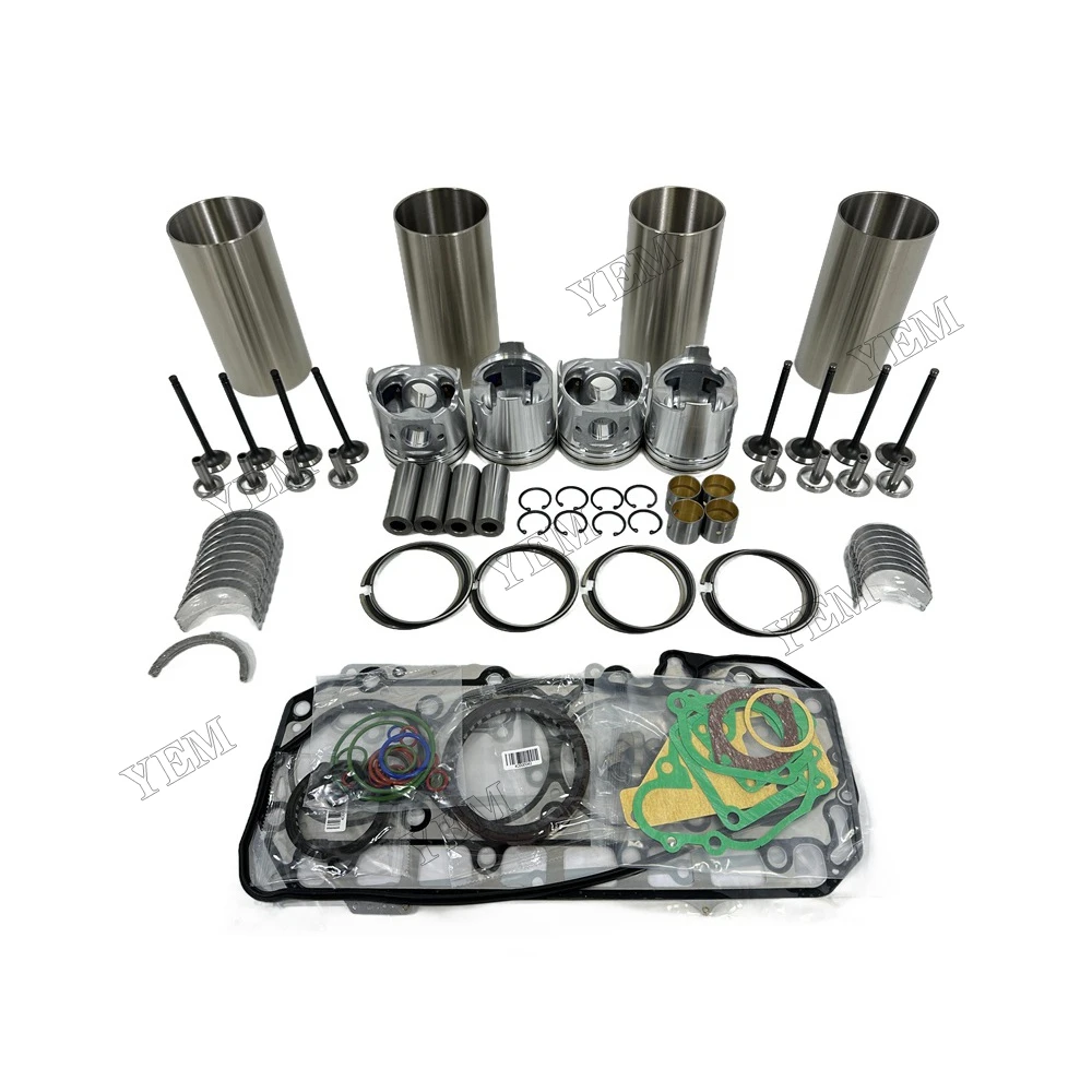 Fit for Isuzu Excavator Forklift Diesel Engine Repair Parts 4JA1 Overhaul Rebuild Kit
