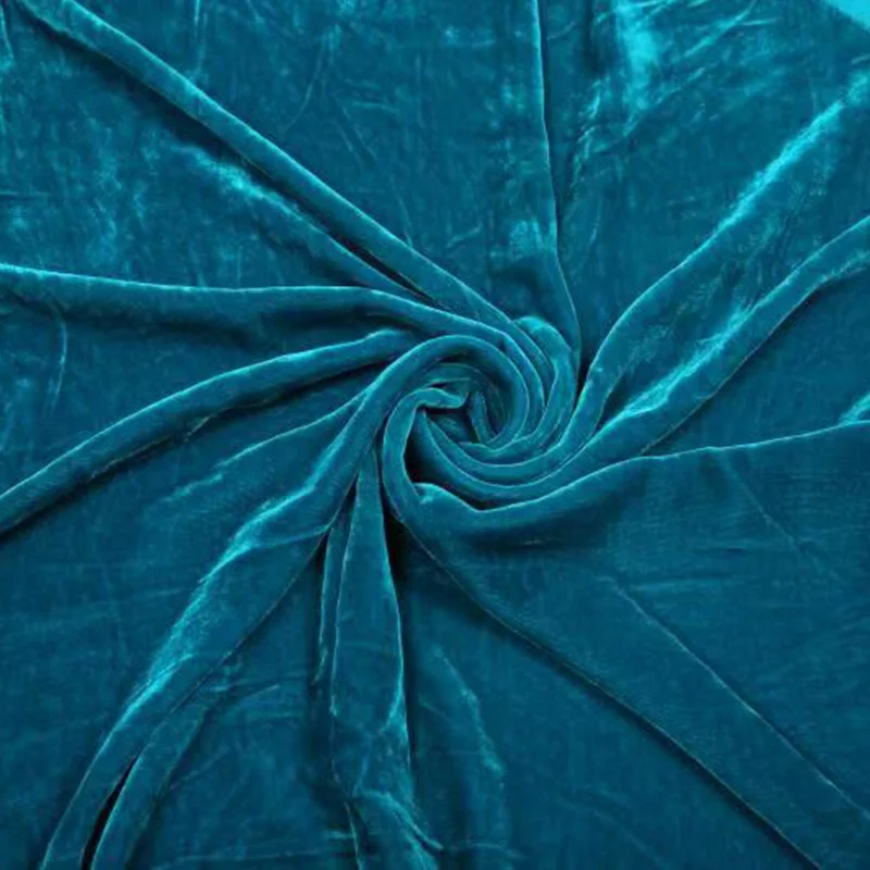 Plain Solid Dyeing 100 Silk Velvet Fabric Purple Silk Velvet Sofa Curtain Fabric Velvet Fabric for Clothes