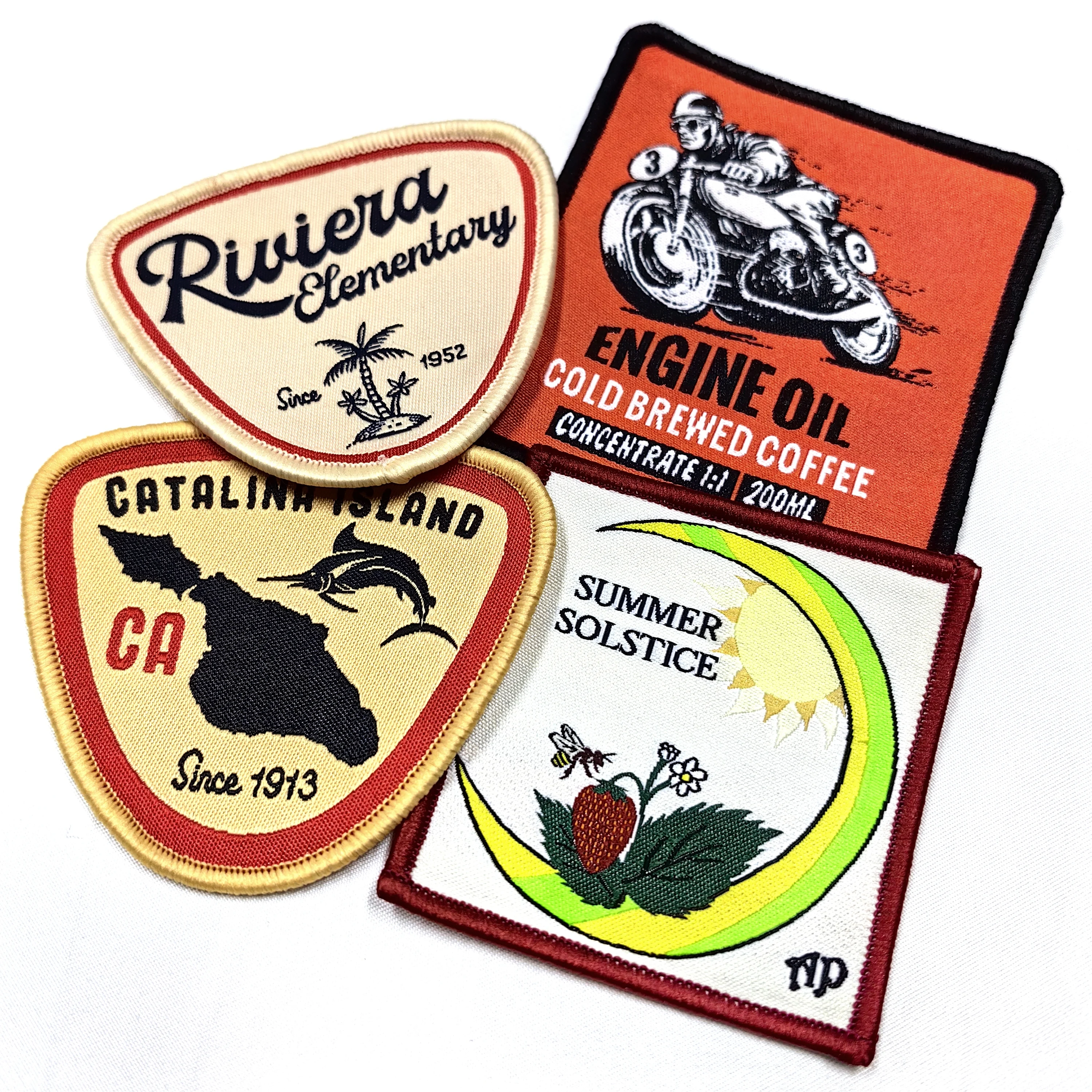 Western Cowboy Style Embroidered Patches Custom Logo Curved Bill Baseball Flat 3D Embroidery Patch