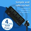 936-PD-4 prise+5 USB+2 Type C+ Noir