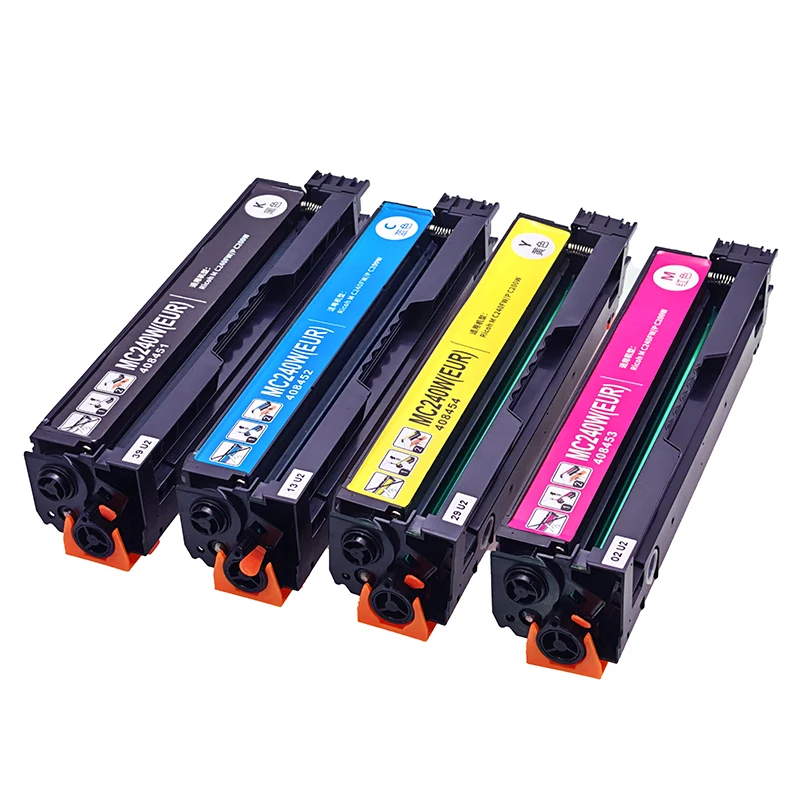 Compatible and NEW 408451 408452 408453 408454 Toner Caridge for Ricoh M C240 PC200 MC240 MC 240 PC 200 Other Printer Supplies