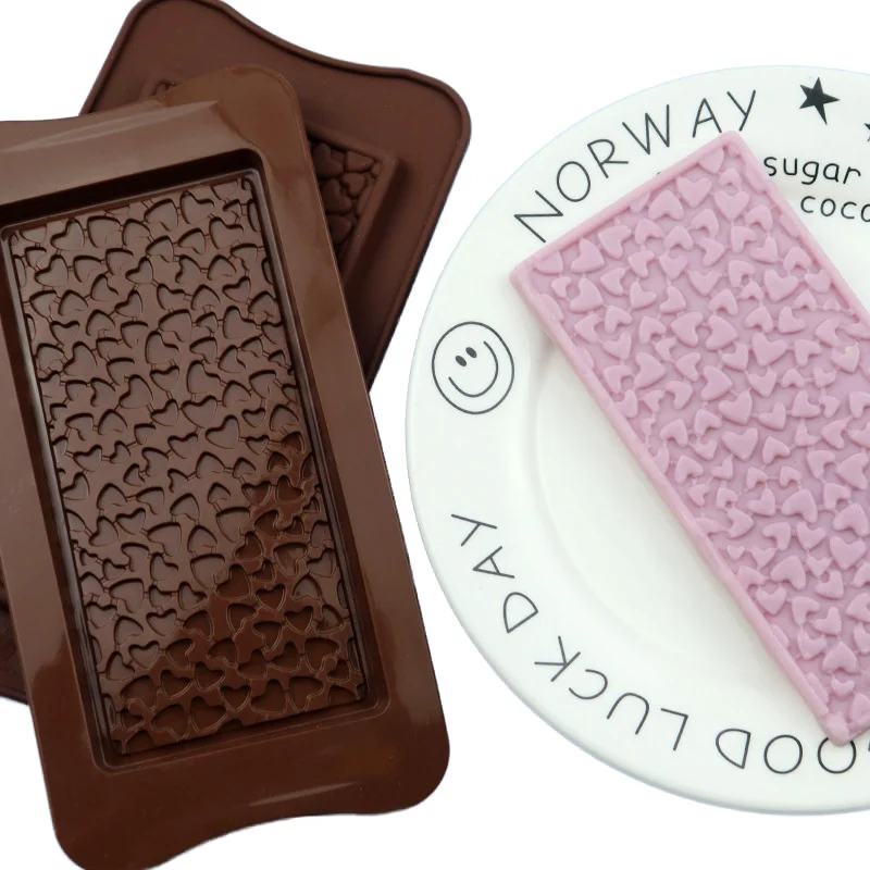Love-shaped Silicone Mold, Handmade DIY Chocolate Mold Making Tool, for Resin Mold Baking