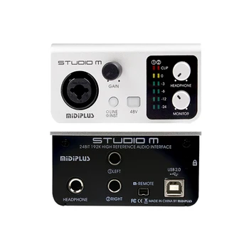 Midiplus Studio M USB Audio Interface - High Quality Sound
