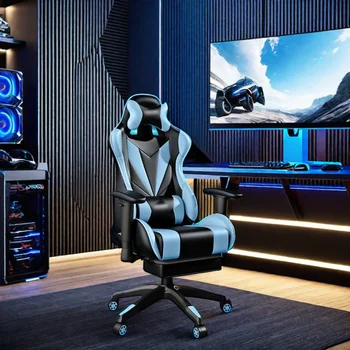 Wholesale Gamer Full Cinnamoroll Swivel Fabric Gaming Chair Rgb Racing Simulator Luxury Without Wheels
