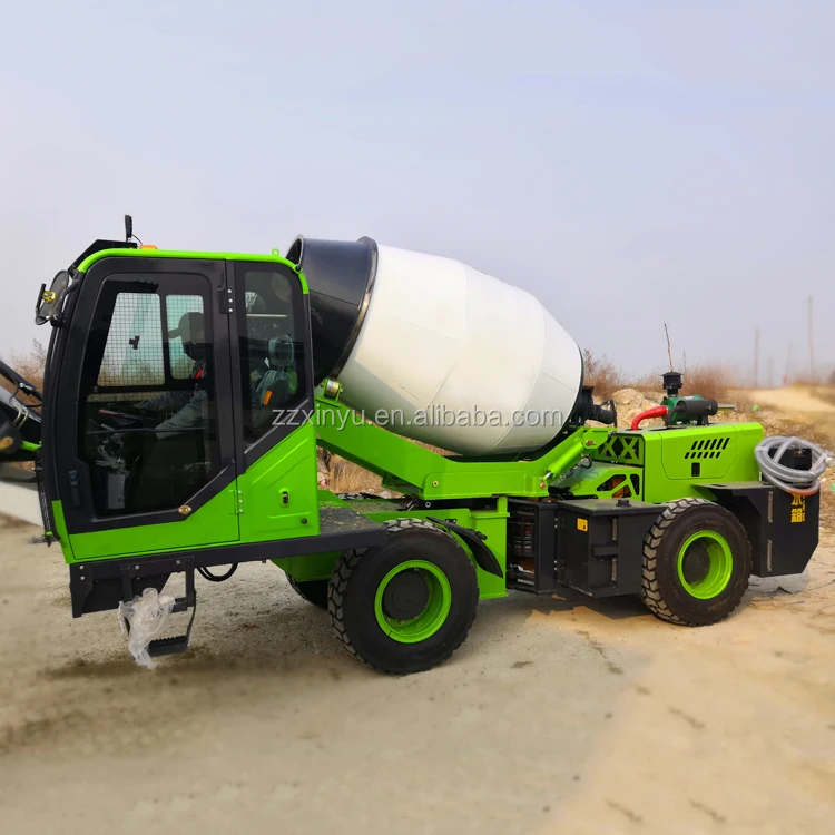 Low Price Portable Self Loading Concrete Mixer Self Propelled RMC Running Mixers