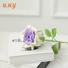 Purple and White