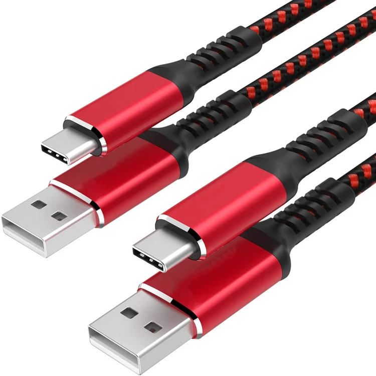 Source Cheap Phone Usc Custom Charger Bulk Usb 4 Pack Braided Wires Cables Red And Black Cable on m.alibaba.com