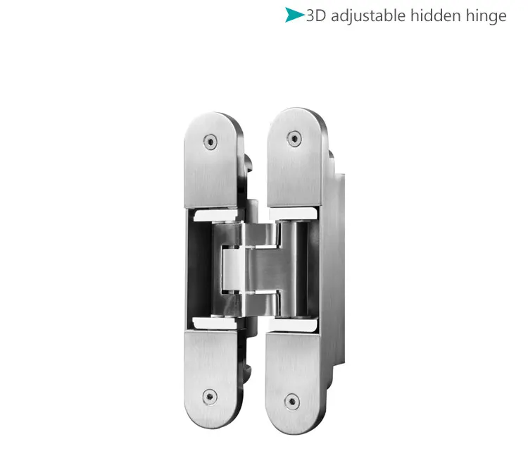 High Quality Heavy Duty 180 Degree Hidden Hinge For Wood Door Satin