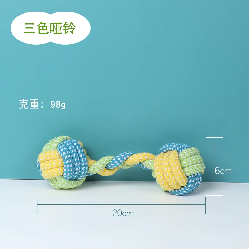 High Quality Durable Bite Toy For Dogs Cheap Price Double Knot Rope Dog