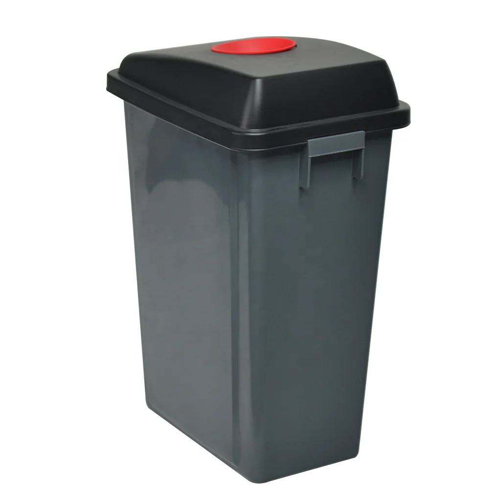 Outdoor Plastic 3 Compartments recycle garbage bin Waste Bin trash can