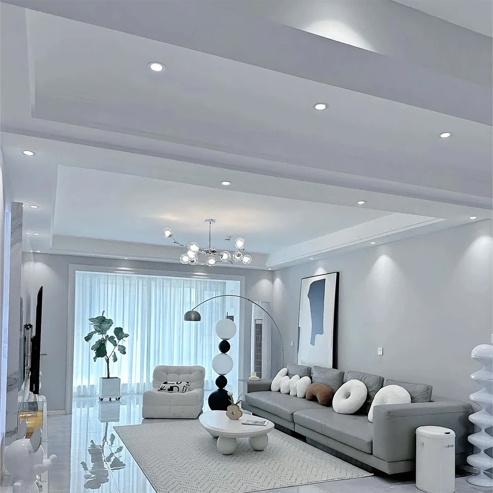 DownLight 12W LED Recessed Trim Dimmable 6 Inch Retrofit LED Ceiling Can Light