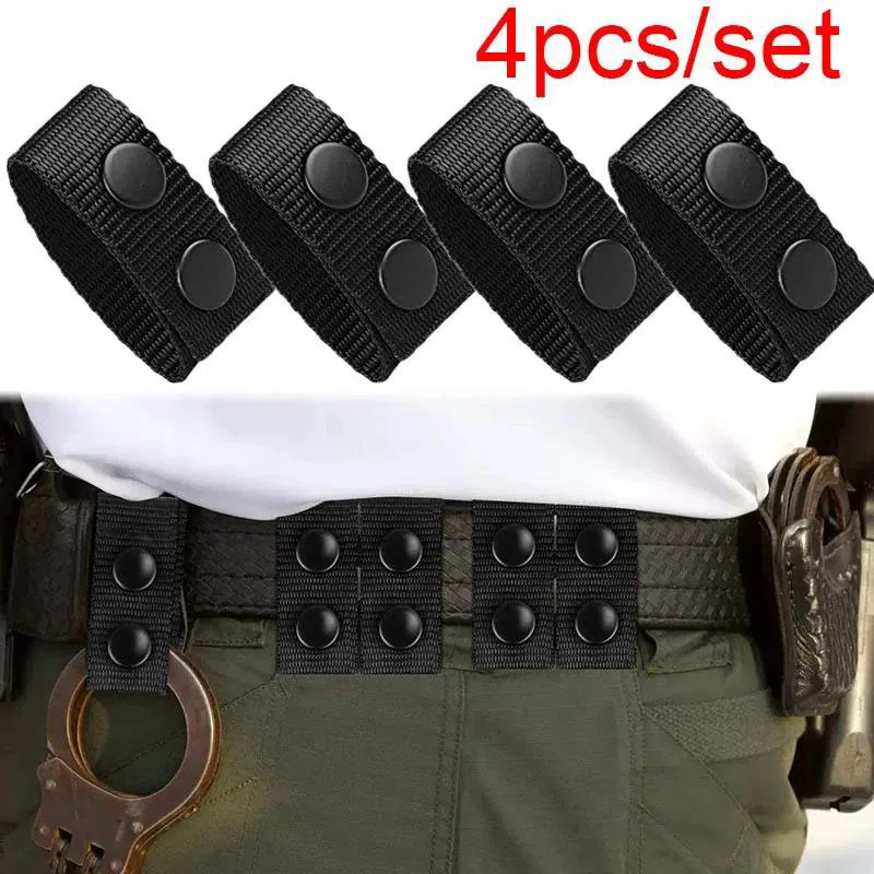 Wholesale Adjustable Thickened Tactical Belt Camping and Everyday Use Buckle Accessories Double Snap Buckle Nylon Tactical Belts