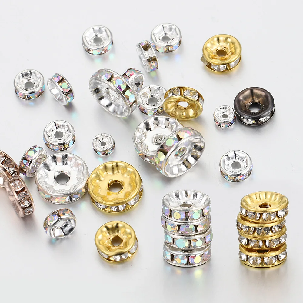 Wholesale Metal Round Bracelet Colorful Rhinestone Circle Wheel ...