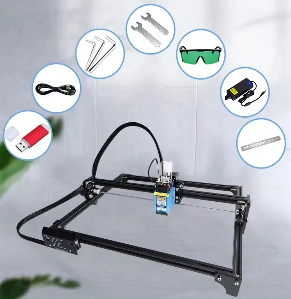 New Style Laser Engraving Machine All Metal Large Working Area Portable Laser Engraving Machine