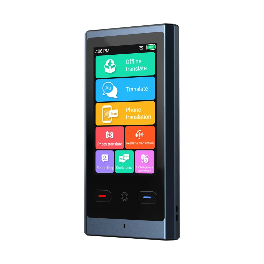 Traduttore Vocale Intelligente Z9 - 138 Lingue, Supporta WiFi/offline, Traduzione Istantanea Bidirezionale, Fotocamera 8 MP, Schermo 4.3 Pollici